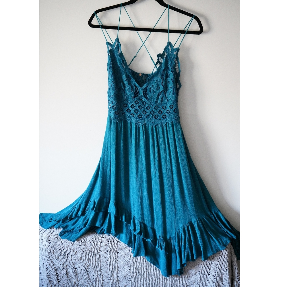 Free People Adella Slip Dress